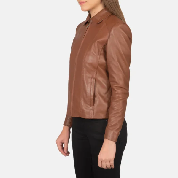 stylish leather jacket