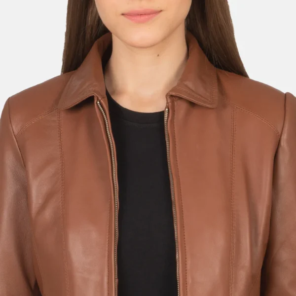 stylish leather jacket