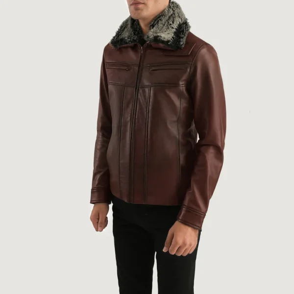 men leather jacket