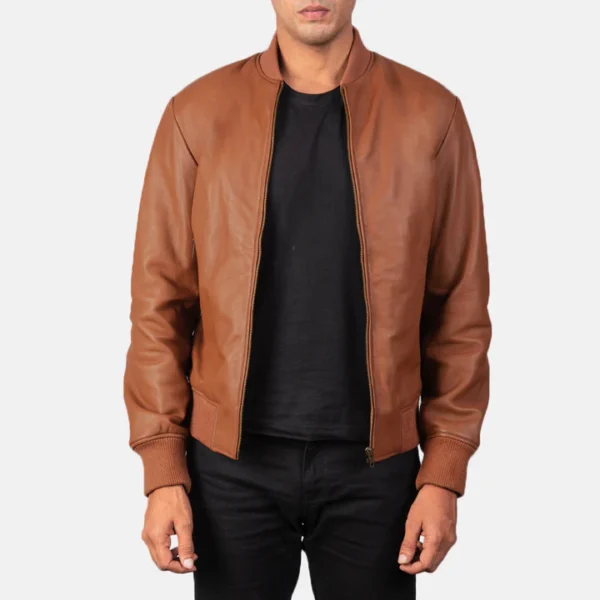 men leather jacket